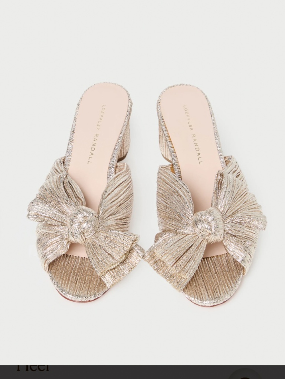 Loeffler Randall Platinum Heels